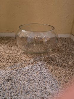 Heavy duty glass bowl