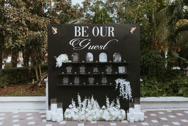 Wedding Decor Guest Wall