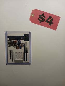 Dallas Cowboys Terence Newman 2003 Playoff Honors Rookie Gems Jersey Piece