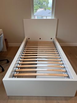 Ikea Malm Twin Bed Frame with Storage