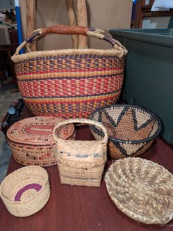 Vintage basket collection