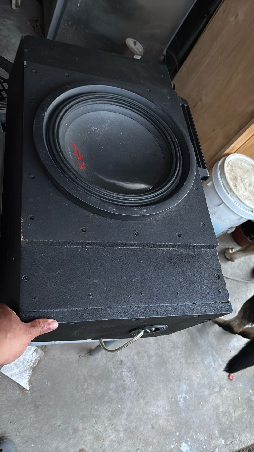 RD ALPINE SPEAKER WITH THE BOX AND KICKER DX500.1 Amp