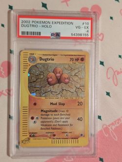 Expedition Dugtrio Holo PSA 4