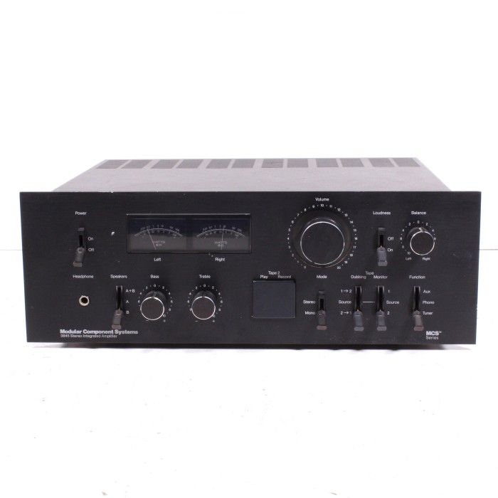MCS Modular Component Systems 3845 Stereo Integrated Amplifier with Phono (AS IS)