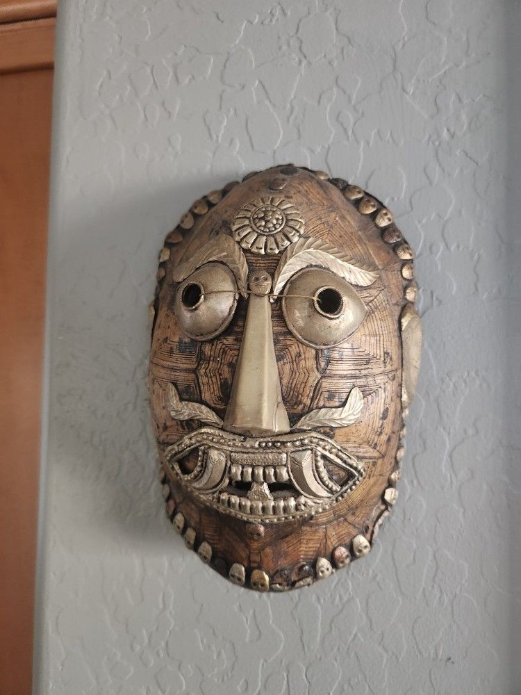 Mask Turtle Silver Tibet