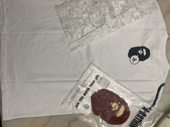 A Bathing Ape BAPE White Graphic T-Shirt
