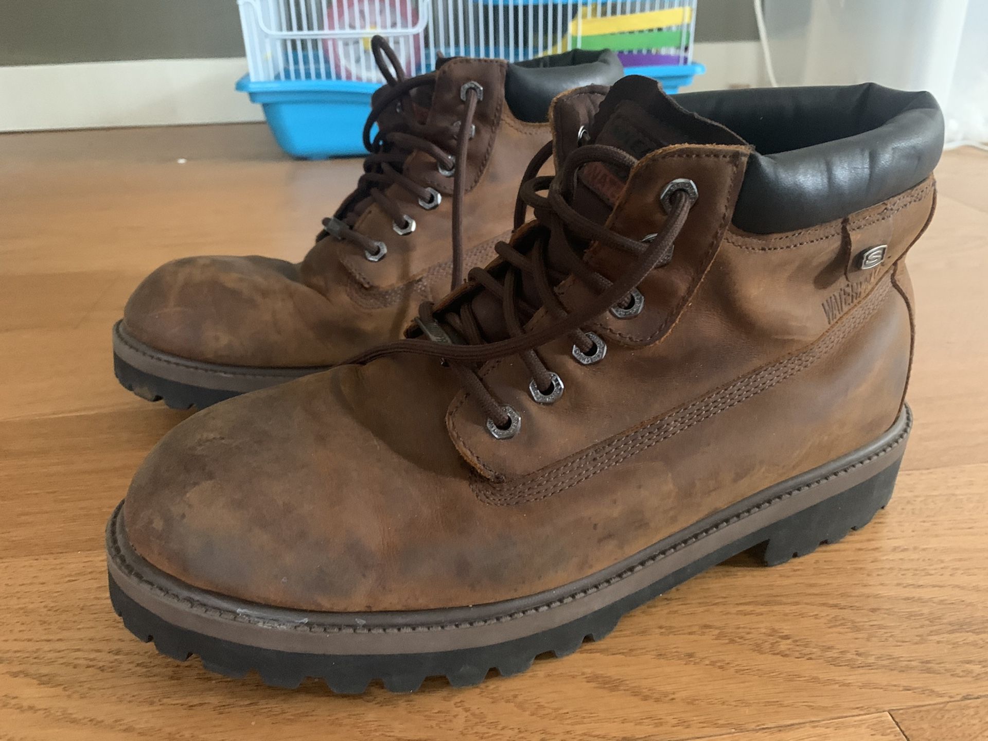 Skechers your work boots size 12