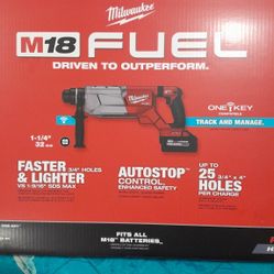 Milwaukee 1-1/4" SDS Hammer Drill ONE-KEY (TOOL ONLY)