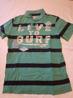 Boy's Old Navy Shirt "Live To Surf"