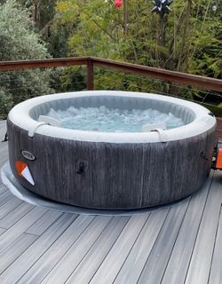 Intex hot tub
