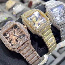 Moissanite Diamond Watch Men’s 