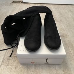 A New Day Sidney Black Over the Knee Boot, 9.5