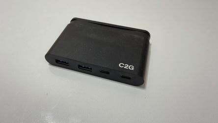 C2G 26914 USB-C Hub 4-Port USB-A USB-C 5Gbps 100W PD Pass-Through Black