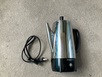 Presto 12-Cup Stainless Steel Electric Coffee Percolator – Clean & Complete