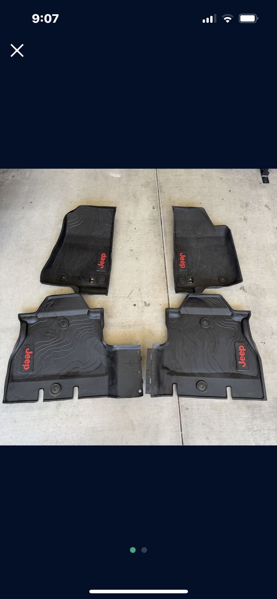All Weather Floor Mats For Jeep Wrangler Unlimited