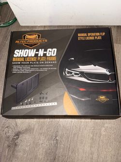 Show car License plate holder