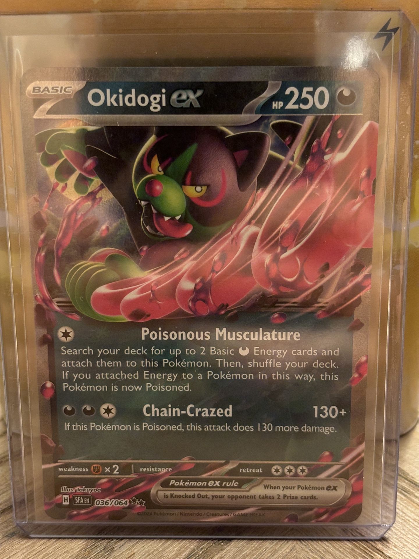 Okidogi EX - 036/064 - Shrouded Fable - Double Rare - Pokemon TCG