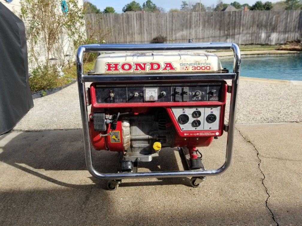 Honda EM3000 watt Generator for Sale in Cypress, TX OfferUp