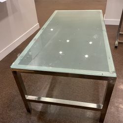 Glass Top Dining Table 