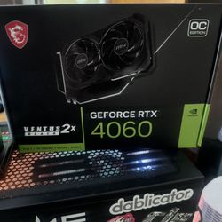 GeForce RTX 4060 VENTUS 2X BLACK 8G OC