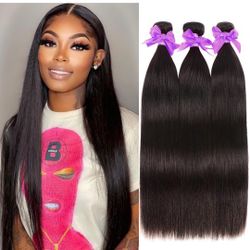 straight hair bundles human hair