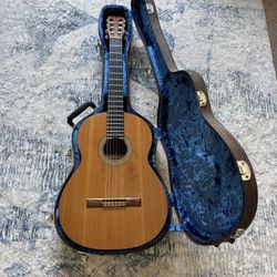 R Hachez Nylon Classical Guitar 1978