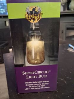 Spirit Halloween ShortCircuit LED Light Bulb