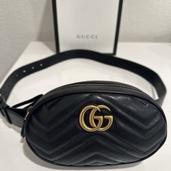 Authentic Gucci Marmont Belt Bag 