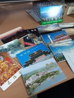 (11) Packs Of CHINESE POST CARDS ...NEW, UNUSED +2 single Post Cards Total115