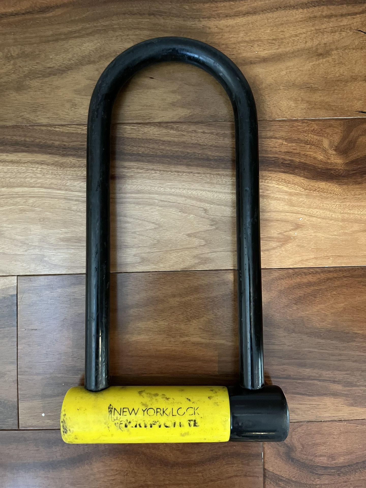 Kryptonite New York LS Bike U-Lock, Heavy Duty Anti-Theft Security Bicycle Lock Sold Secure Gold, 16mm Long Shackle with Keys, Ultimate Security Lock 