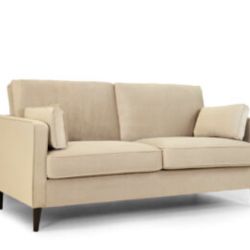 Munich 2 Seater Plush Beige by bernhardt