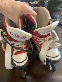 Kids Inline Skates Adjustable Size 1 To Size 4