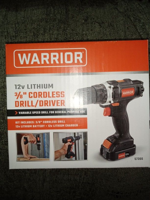 Warrior Cordless Drill (Brand New)