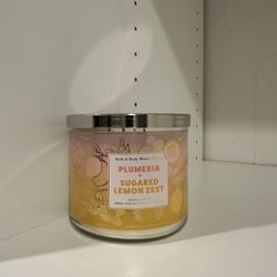 Bath and Body Works Plumeria and Sugar Lemon Zest