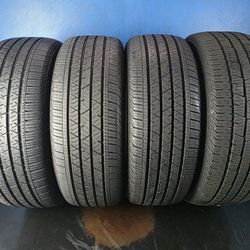 235 55 19 SET(4) (S47) CONTINENTAL CROSSCONTACT LX SPORT   95% TREAD 