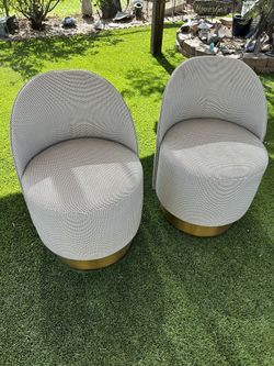 MITCHELL GOLD + BOB WILLIAMS 33 X 23 SWIVEL CHAIRS 47TH AVE. AND DOBBINS IN LAVEEN