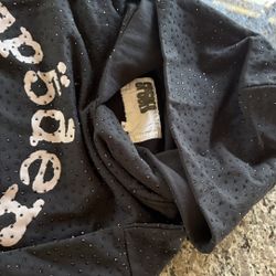 Black Vvs Rhinestone Spider Hoodie