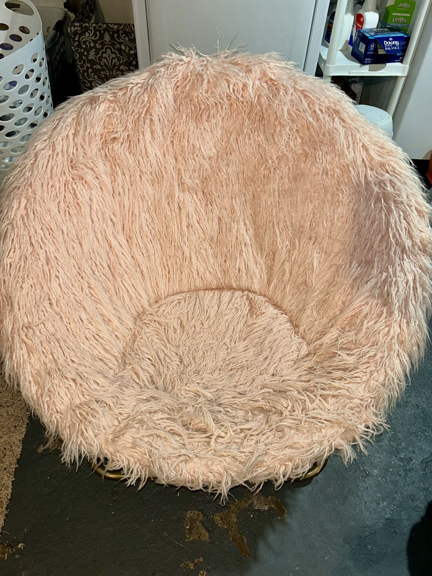 Pink Saucer Chair