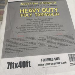 Lona Heavy Dury 7 X 40 Ft 