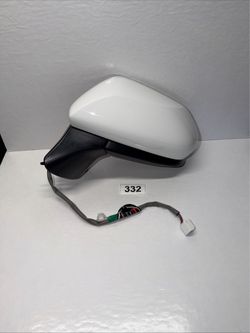 🌟2018 - Toyota Camry WHITE Driver Door Mirror OEM | Not Heated | No Blind Spot