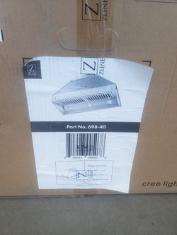 Zline Stainless Steel Range 40x18