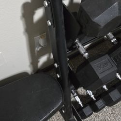 Weight Bench, Rack, Set Exercise 