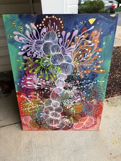 3-Piece Noemi Ibarz Oversized Abstract Canvas Wall Art Set