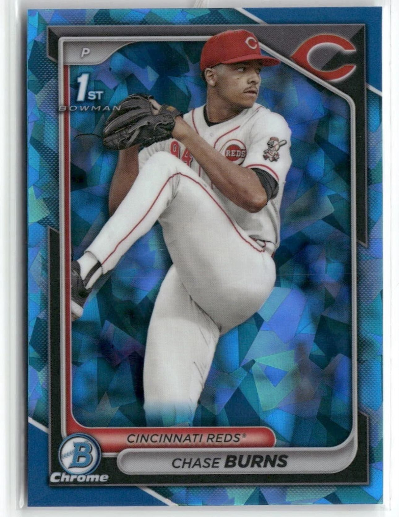 2024 Bowman Draft Sapphire Edition #BDC-55 Chase Burns 1st