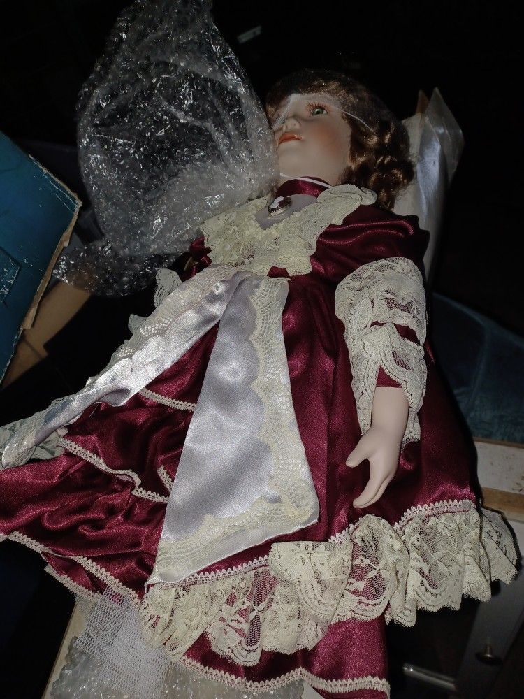 (2) Porcelain Dolls "Exclusively Yours"