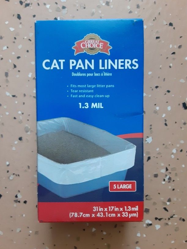 New Sealed Plastic Bag Cat Litter Box Liners