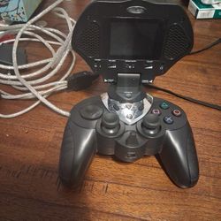 Intec Controller With Screen For Game Cube And Playstation... Vintage . Great For The Midwest Gaming Convention This Weekend 