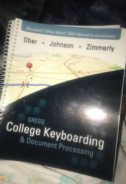 Gregg College Keyboarding & Document Processing