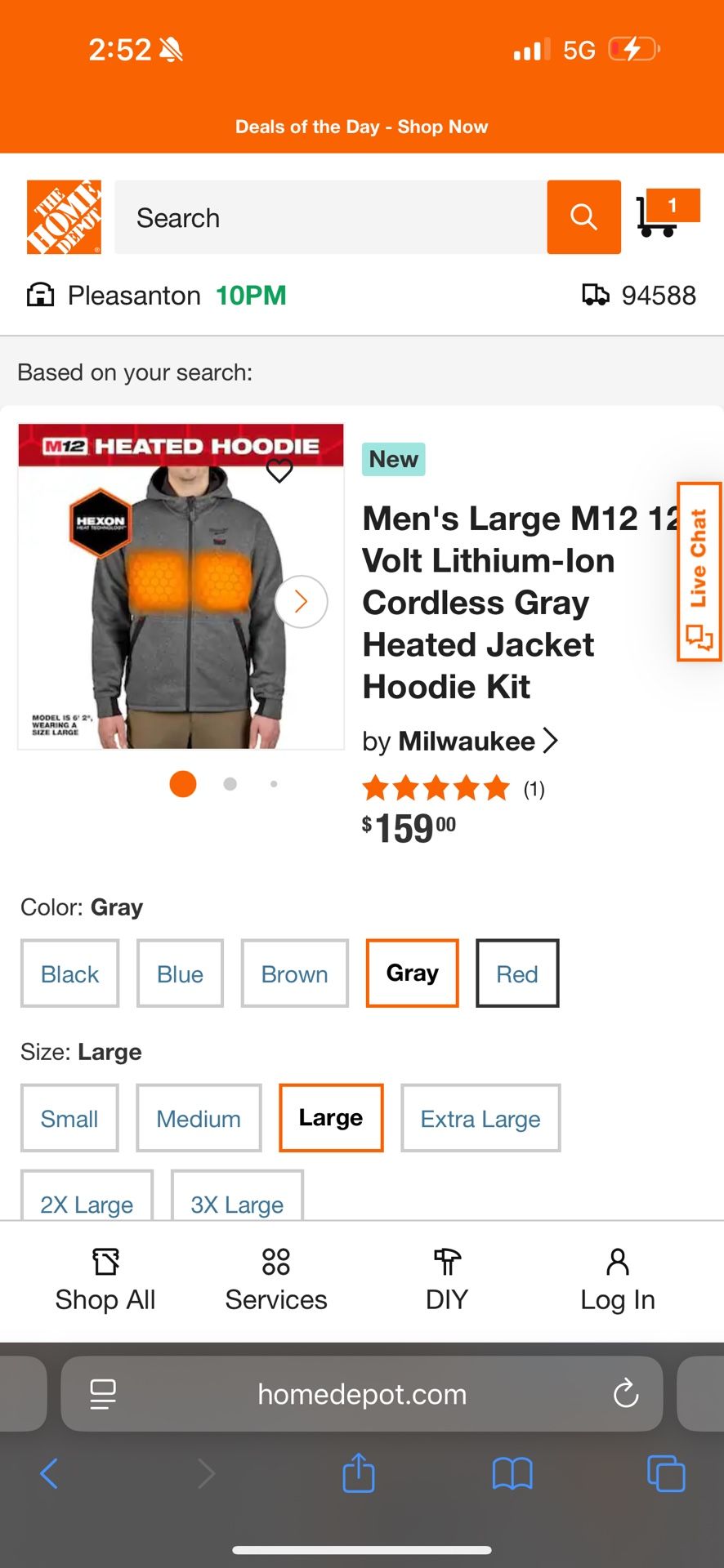 MILWAUKEE TOUGHSHELL HEATED JACKET