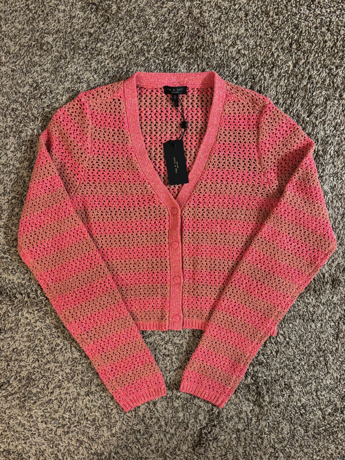 BRAND NEW Rag & Bone ‘Carson’ Crochet Cardigan NWT